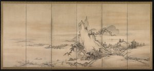 Chinesische Landschaft von Unknown artist