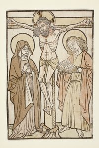 Christus am Kreuz zwischen Maria und Sankt Johannes