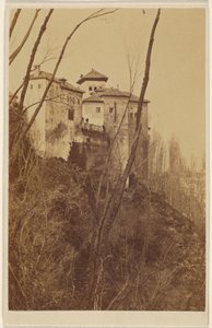 Nahansicht der Alhambra, Granada, Spanien von Unknown artist