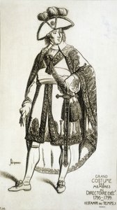 Kostüm der Mitglieder des Exekutivrats von Unknown artist