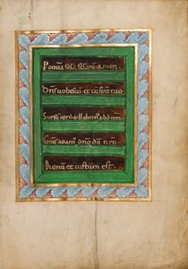 Dekorierte Incipit-Seite von Unknown artist