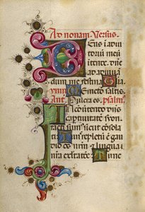 Dekoriertes Initial D; Dekoriertes Initial I von Unknown artist