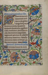 Dekoriertes Initial S von Unknown artist