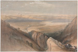 Abstieg aus dem Tal des Jordan