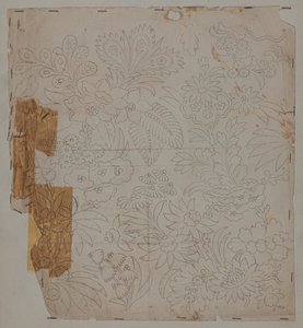 Entwurfszeichnung, spätes 18. Jahrhundert von Unknown artist