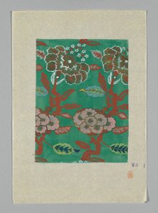 Design auf Papier von Unknown artist