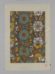 Design auf Papier von Unknown artist
