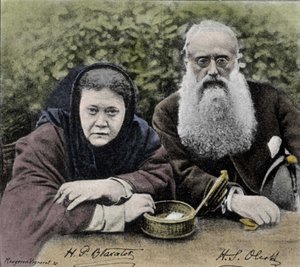 Elena Petrovna Blavatsky (1831-1891), russische Theosophin, Mitbegründerin der Theosophischen Gesellschaft 1875 mit Henry Steel Olcott.