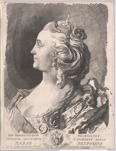 Kaiserin von Russland Katharina II. von Unknown artist