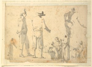 Figurenstudien von Unknown artist