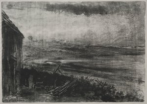 Das strohgedeckte Fischerhaus von Unknown artist