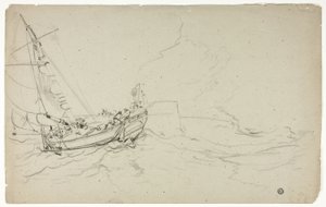 Fischerboote auf See von Unknown artist