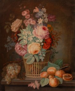 Blumenstück im Korb