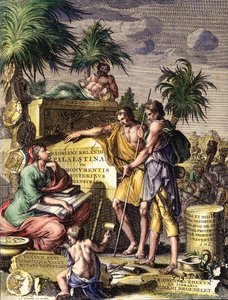 Frontispiz von „Palästina“ von Hadriani Relandi von Unknown artist