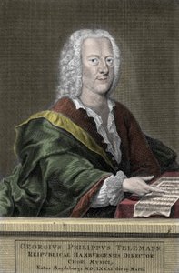 Georg Philipp Telemann (1681-1767), deutscher Komponist