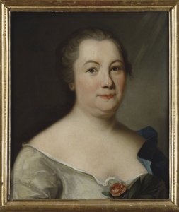Porträt der Dichterin Hedvig Charlotta Nordenflycht von Unknown artist