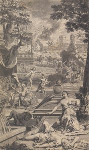 Illustration zu Tonsons Ovid Metamorphosen (drei von vier)