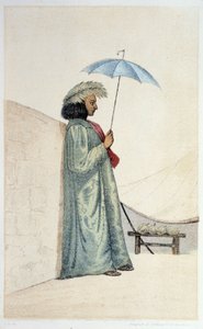 Einheimischer aus Ozeanien - in "Erste schwedische Weltumsegelung" von Skogman Carl Johan Alfred, ed. Stockholm, Adolf Bonnier von Unknown artist