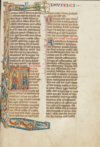 Initial T: Aaron und ein Israelit von Unknown artist