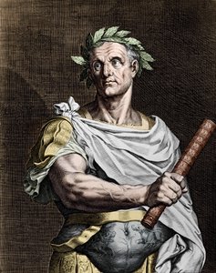 Julius Caesar (101-44 v. Chr.), römischer Staatsmann. von Unknown artist