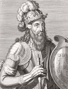 König Afonso III. von Portugal. Porträt. von Unknown artist