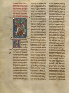 König Mark von Cornwall trifft Tristan und die Hirten
