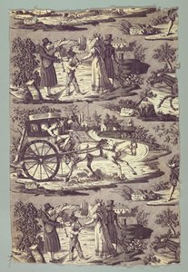 La Route de Poissy von Unknown artist
