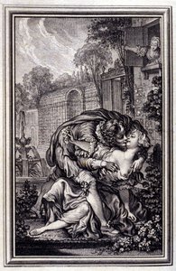 La servant justifiee (in Tales et nouvelles en vers von Jean La Fontaine, 1762) von Unknown artist