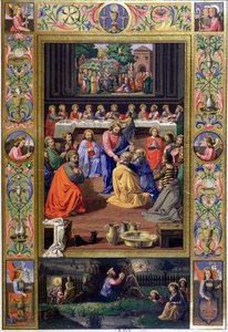 Das letzte Abendmahl - Reproduktion eines italienischen Dokuments (um 1500) von Unknown artist