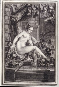 Der König Kandaules und der Meister im Recht - in „Tales et nouvelles en vers“ von Jean La Fontaine. 1762. von Unknown artist