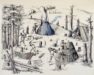 Die Köhler - in „La croix aux mines“