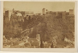 [Weitblick auf die Alhambra, Spanien] von Unknown artist