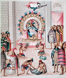 Opfergaben an den König (Aquarell, ca. 1770-1780) von Unknown artist