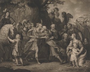 Begegnung von Jakob und Esau