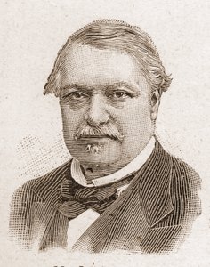 Mitglieder der Académie Française im Jahr 1895: Porträt von Leon Say (1826-1896), französischer Ökonom und Politiker. von Unknown artist