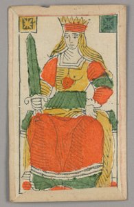 Minchiate (Tarot) Spielkarte von Unknown artist