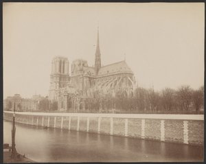 [Notre-Dame von der Seine aus gesehen]
