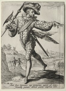 Offiziere und Soldaten der Leibgarde von Kaiser Rudolf II: Sergeant