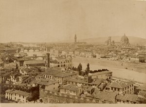 Panoramablick auf Florenz von Unknown artist