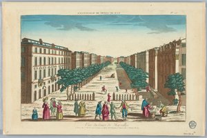 Guckkasten, Vue du Cours de Marseilles, Nr. 25