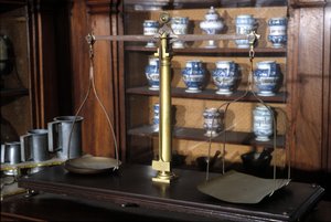 Apothekenwaage. 18. Jahrhundert. Museum für Wissenschaft und Technologie, Mailand