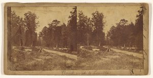 Bretterstraße nach Lowella (recto); Unbekannte Stadt (verso) von Unknown artist