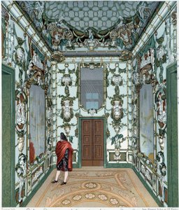 Porzellansalon des Königspalastes von Madrid. 18. Jahrhundert von Unknown artist