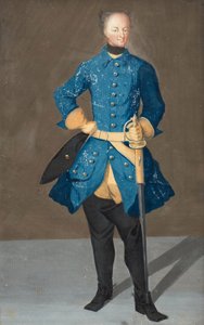 Porträt von König Karl XII. von Schweden (1682-1718) von Unknown artist