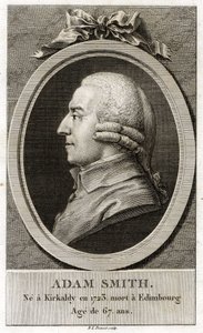 Porträt von Adam Smith (1723 - 1790), schottischer Philosoph und Ökonom. von Unknown artist