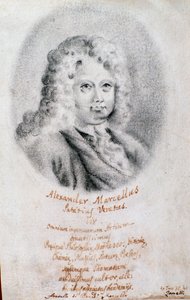 Porträt von Alessandro Marcello (Zeichnung) von Unknown artist
