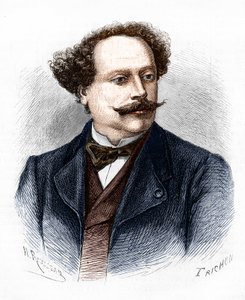 Porträt von Alexandre Dumas Jr. (1824-1895), französischer Schriftsteller von Unknown artist