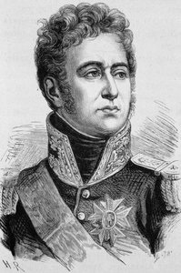 Porträt von Alexandre Law, Marquis de Lauriston (1768 - 1828). Gravur Ende des 19. Jahrhunderts in „Histoire de France“ von H. Martin. von Unknown artist