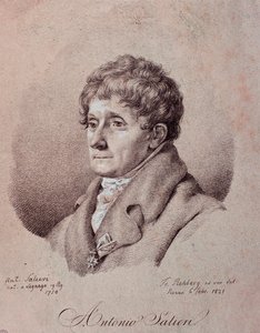 Porträt von Antonio Salieri (Gravur)