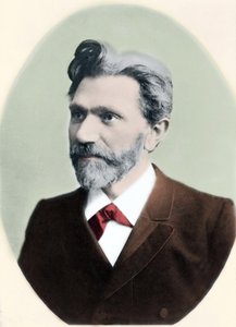 Porträt von August Bebel (1840-1913), deutscher Politiker